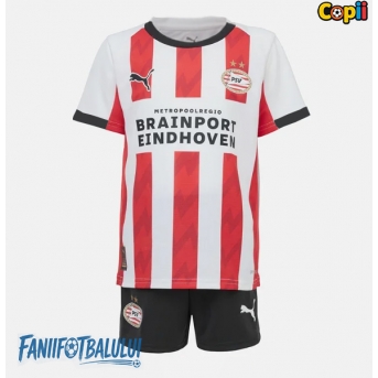 PSV Eindhoven Echipament de Fotbal Replică 2025-26 Copii Acasa (+ Șorturi)